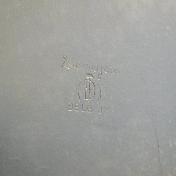 Vintage Demeyere Crystal Glass Sugar Bowl with Lid Belgium - Picture 3 of 14